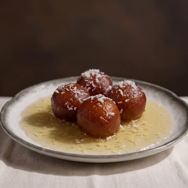 Gulab Jamun.